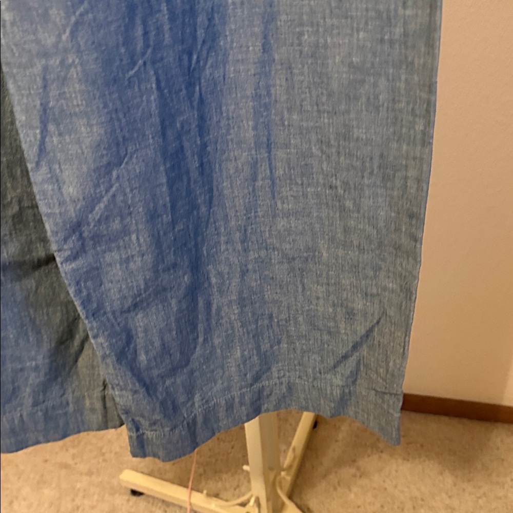 Ralph Lauren Light Blue Linen Pants - Picture 5 of 6